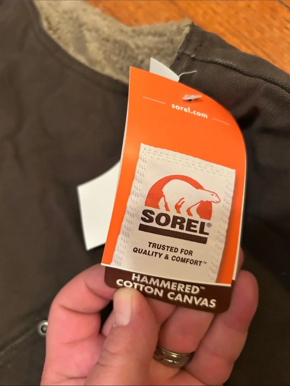 Sorel Brown Sherpa-Lined Men's Work Vest